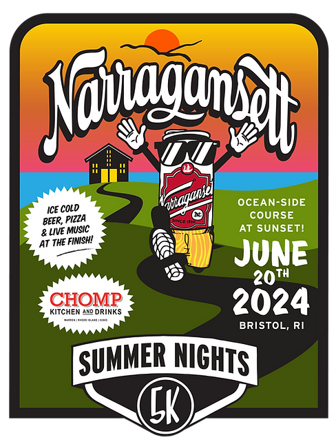 Summer Nights 5k Narragansett Beer Races Poster